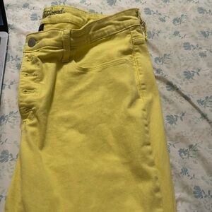Universal Thread Yellow Skinny Jeans 16